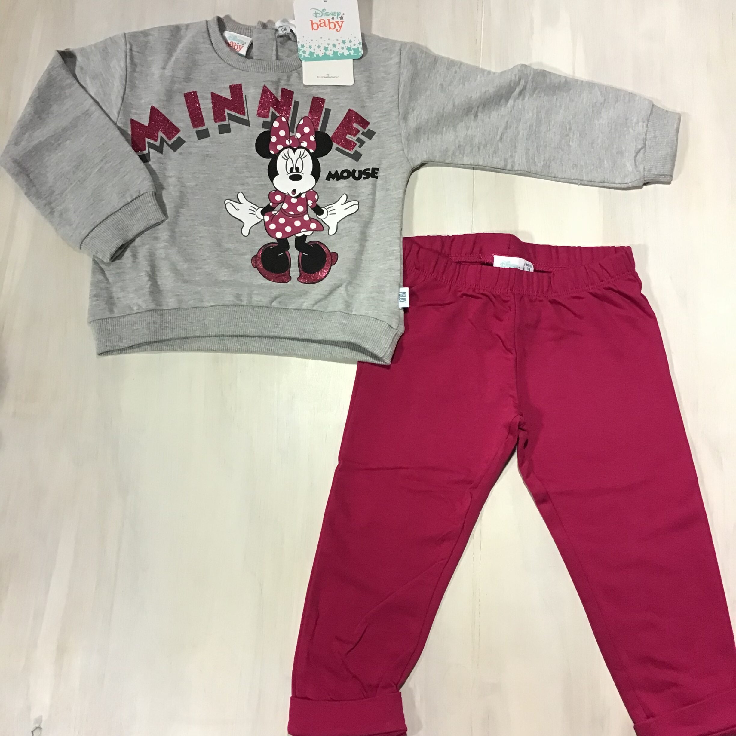 completo minnie cotone bimba melby