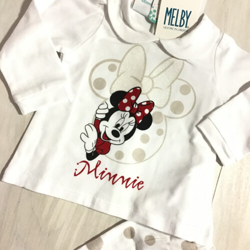 completino neonata minnie love melby