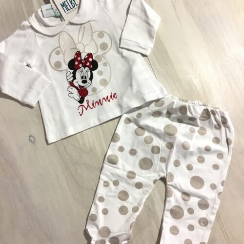 completino neonata minnie love melby