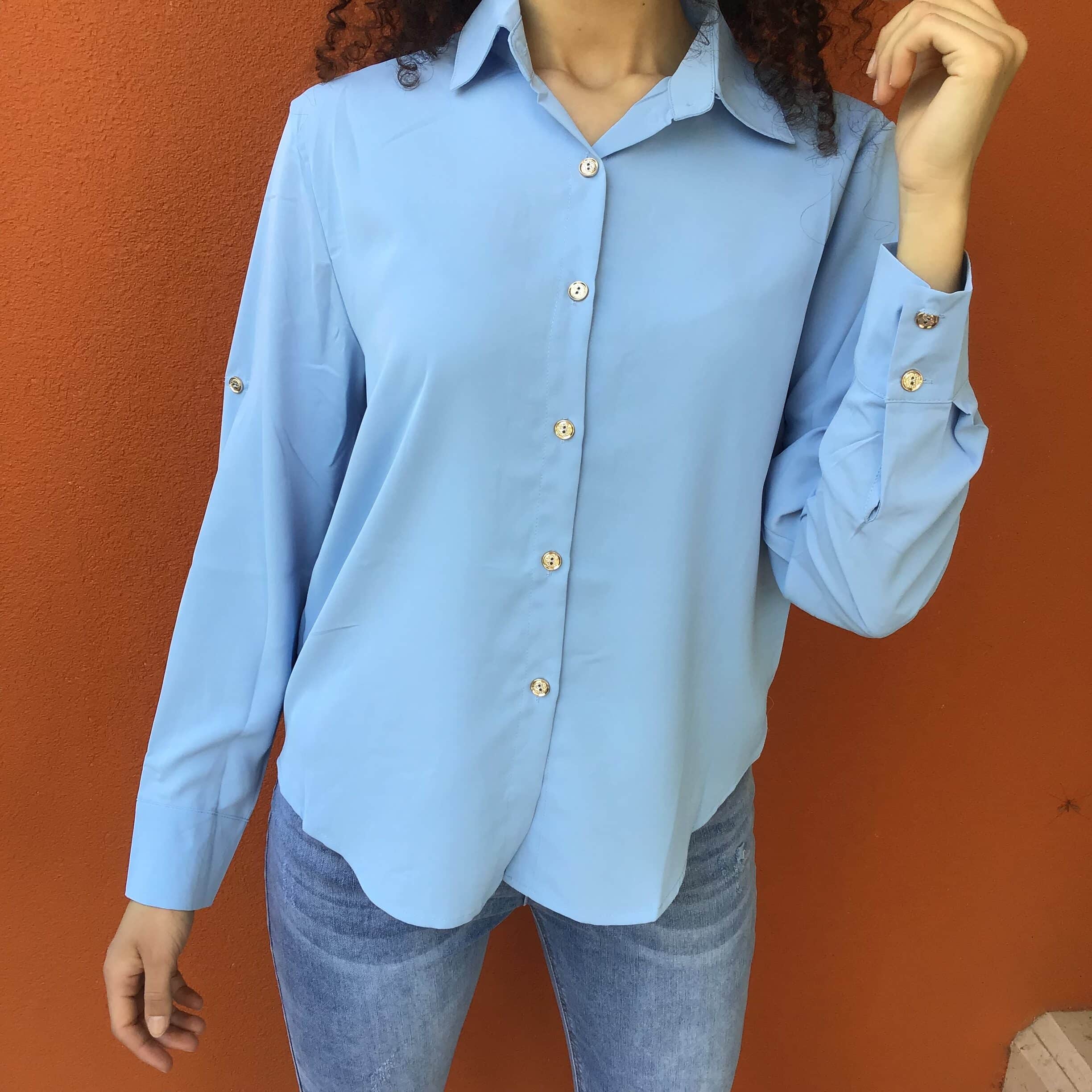 camicia-Donna-azzurro-pastello