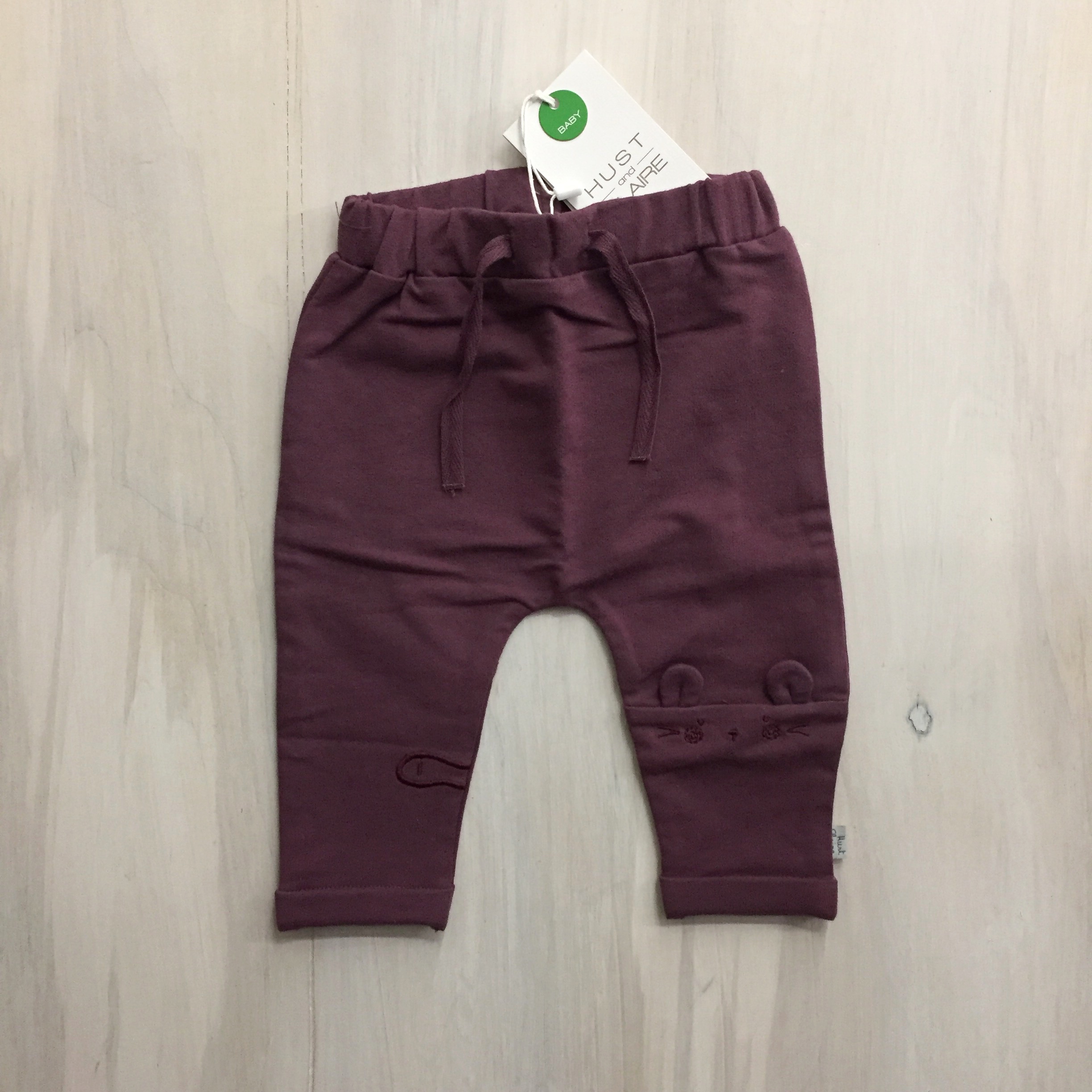 pantaloni-neonata-felpa-color-prugna