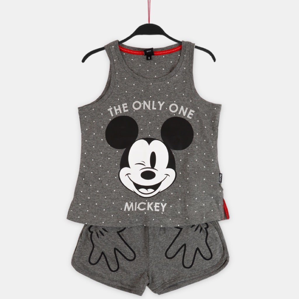 pigiama-bimba-canotta-pantaloncino-mickey-the-only-one-disney