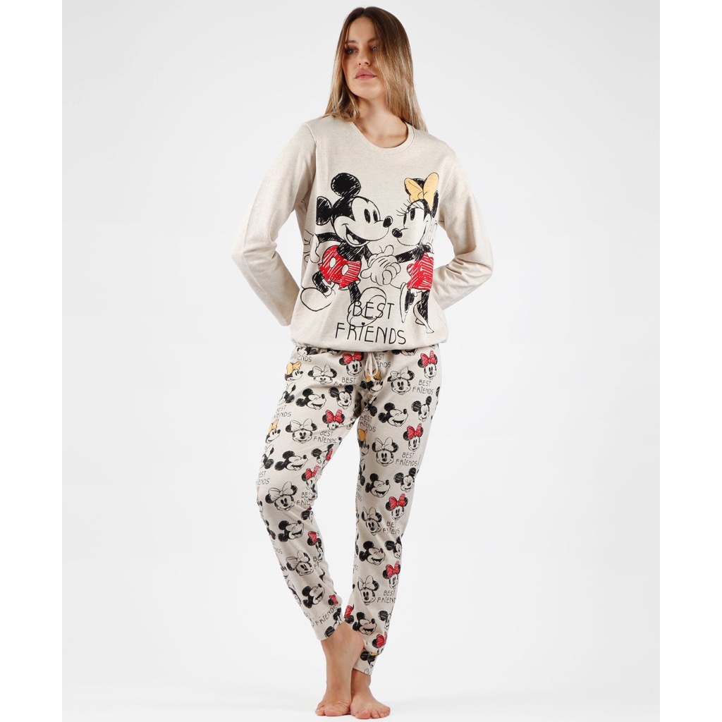 Pigiama Donna Caldo Cotone Homewear Disney Best Friends - Admas - Chalet  Shop