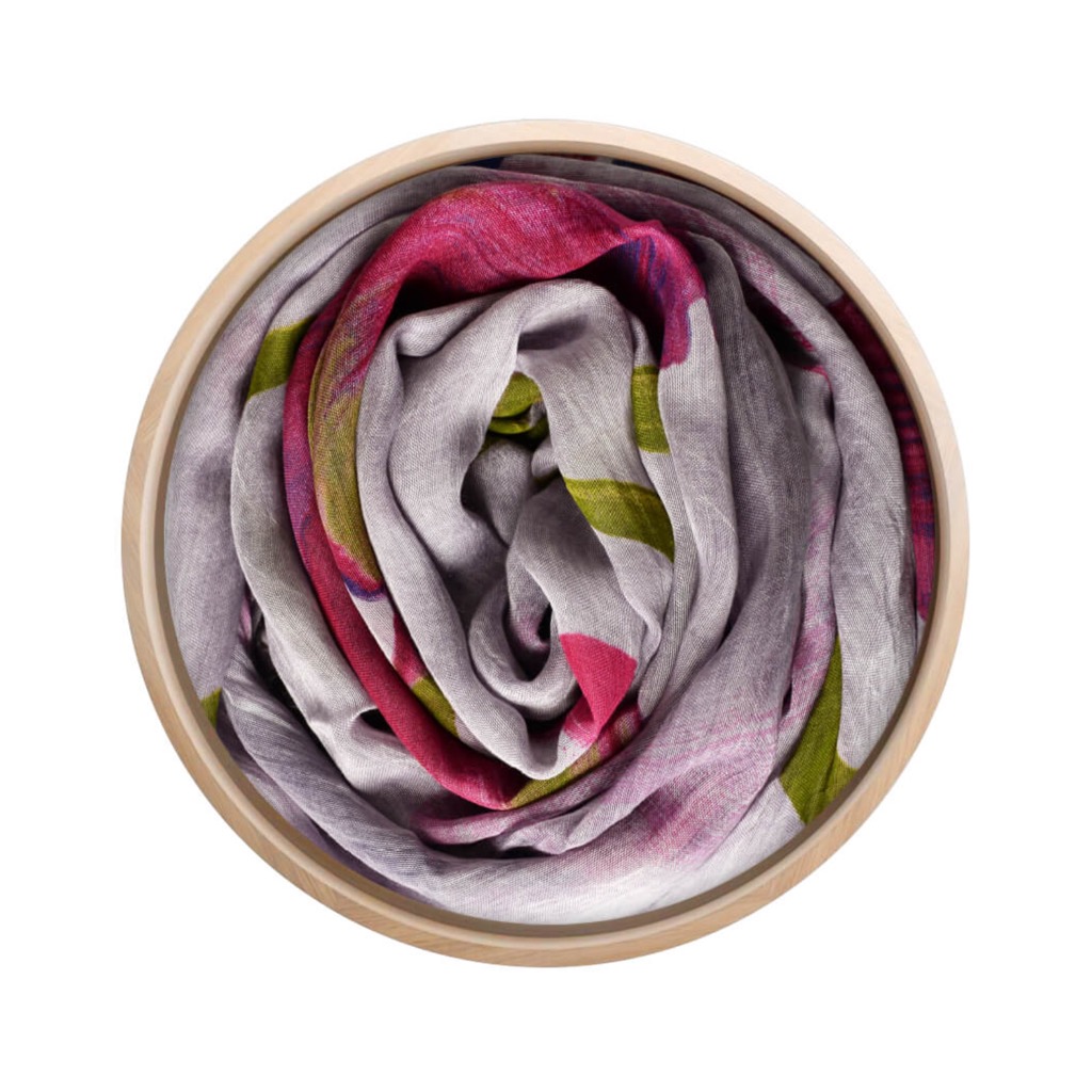 foulard-bamboo-dalì-innbamboo-naturale-fiori