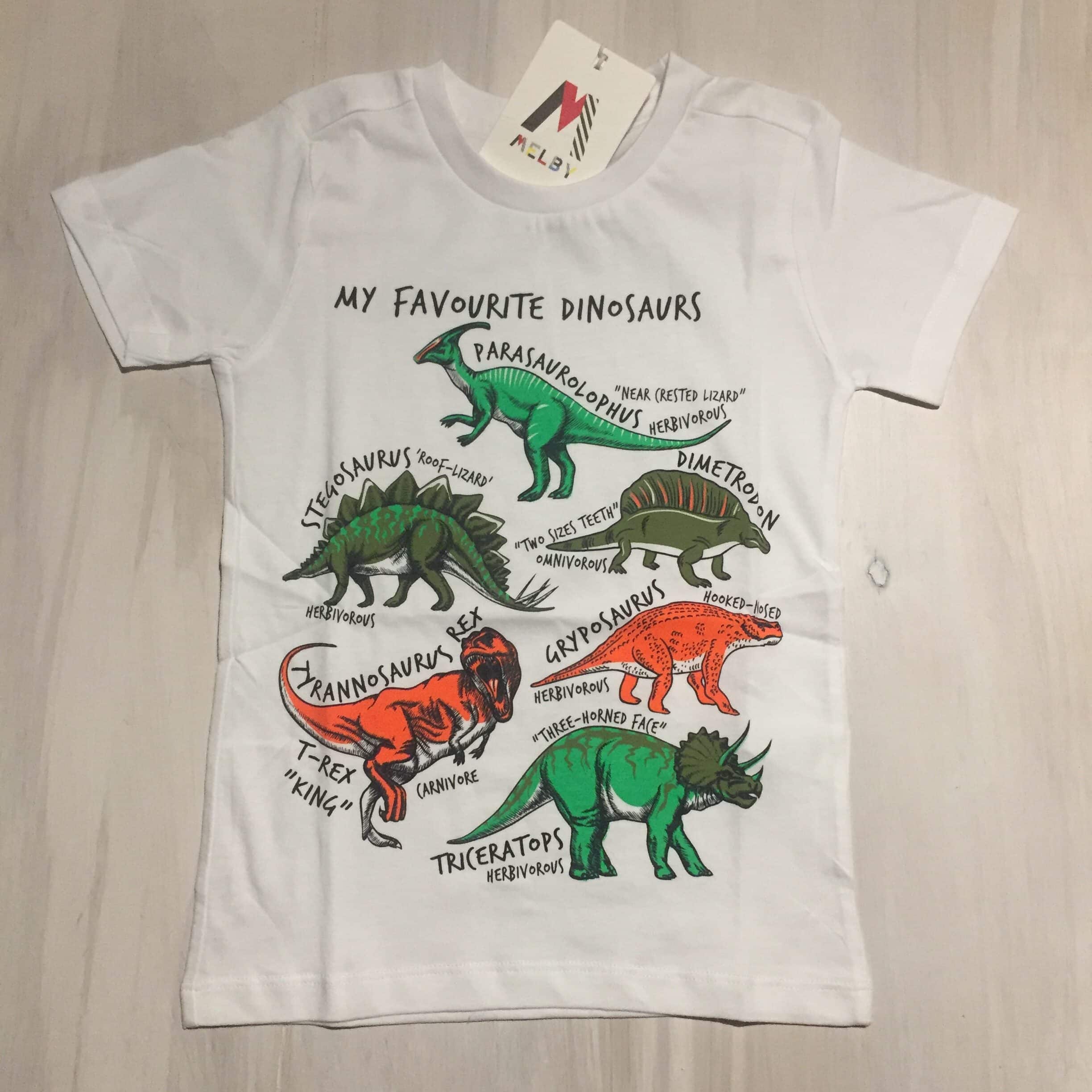 t-shirt-dinosauri-bimbo-manica-corta-bianco-verde-arancione