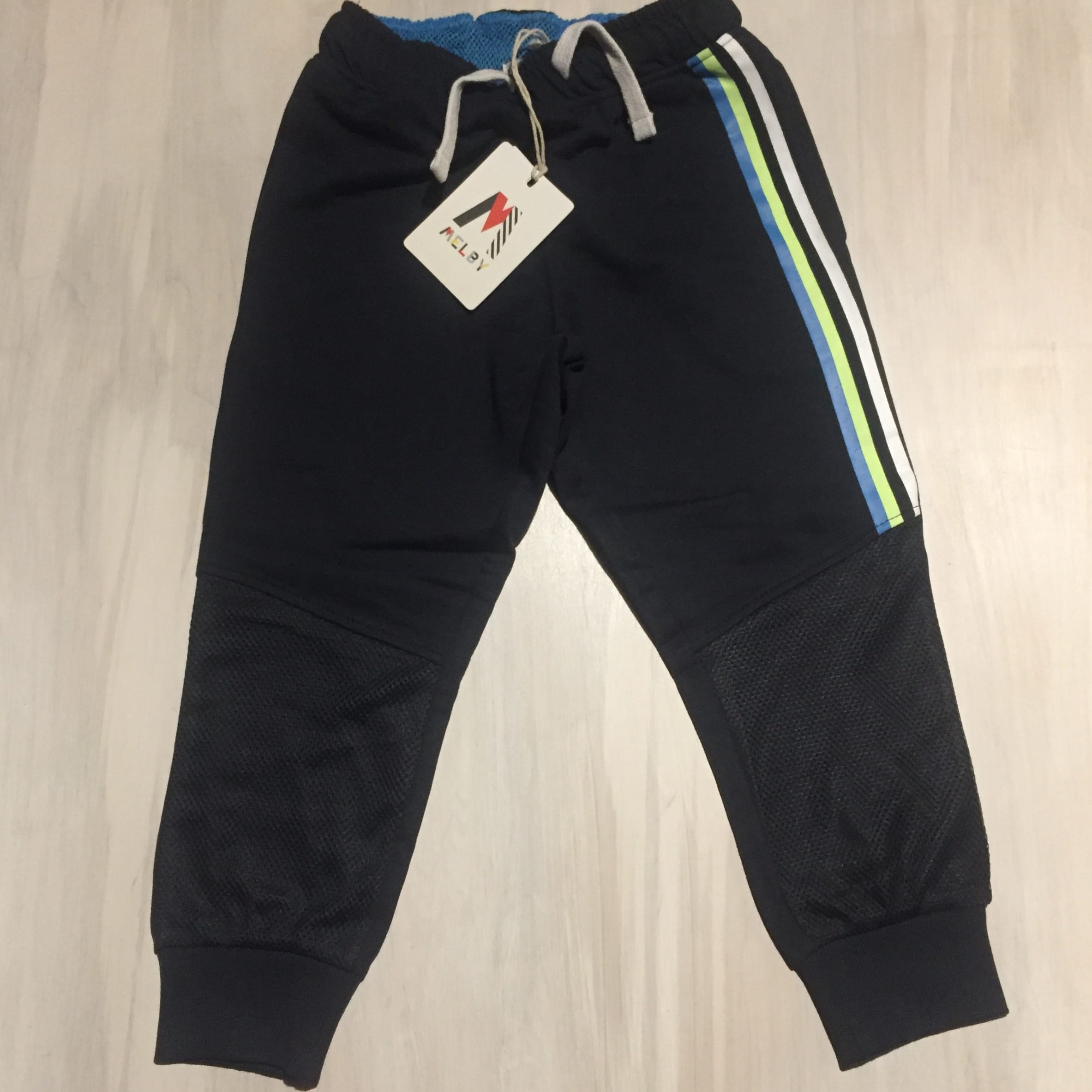 pantaloni-tuta-blu-navy-polsino-bimbo-ragazzo-economici-melby