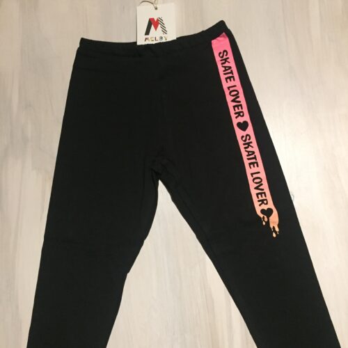 Leggings Lunghi Bimba Cotone Skate Love - Melby - immagine 2