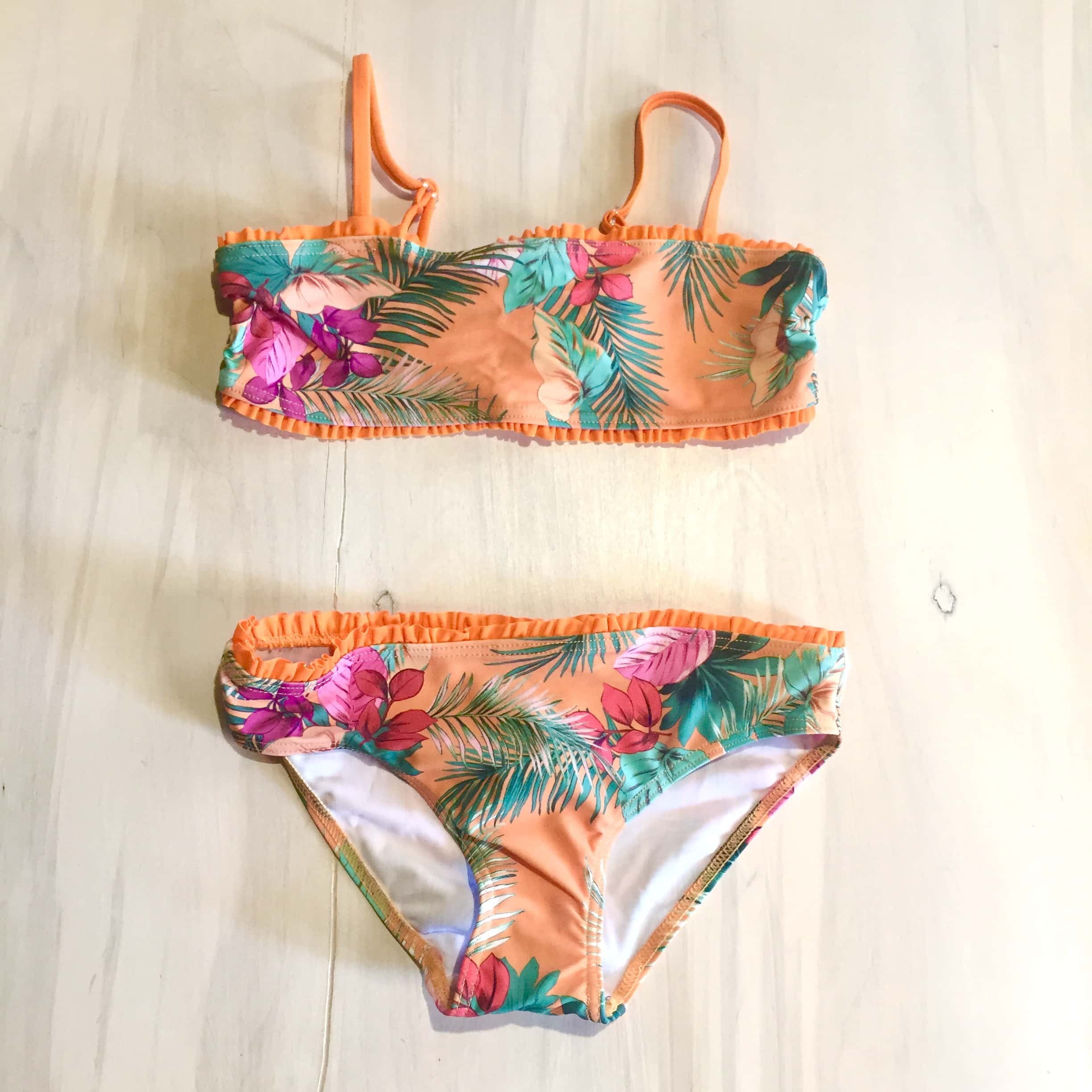 costume-bikini-fascia-bimba-ragazzina-tropical-arancione-melby
