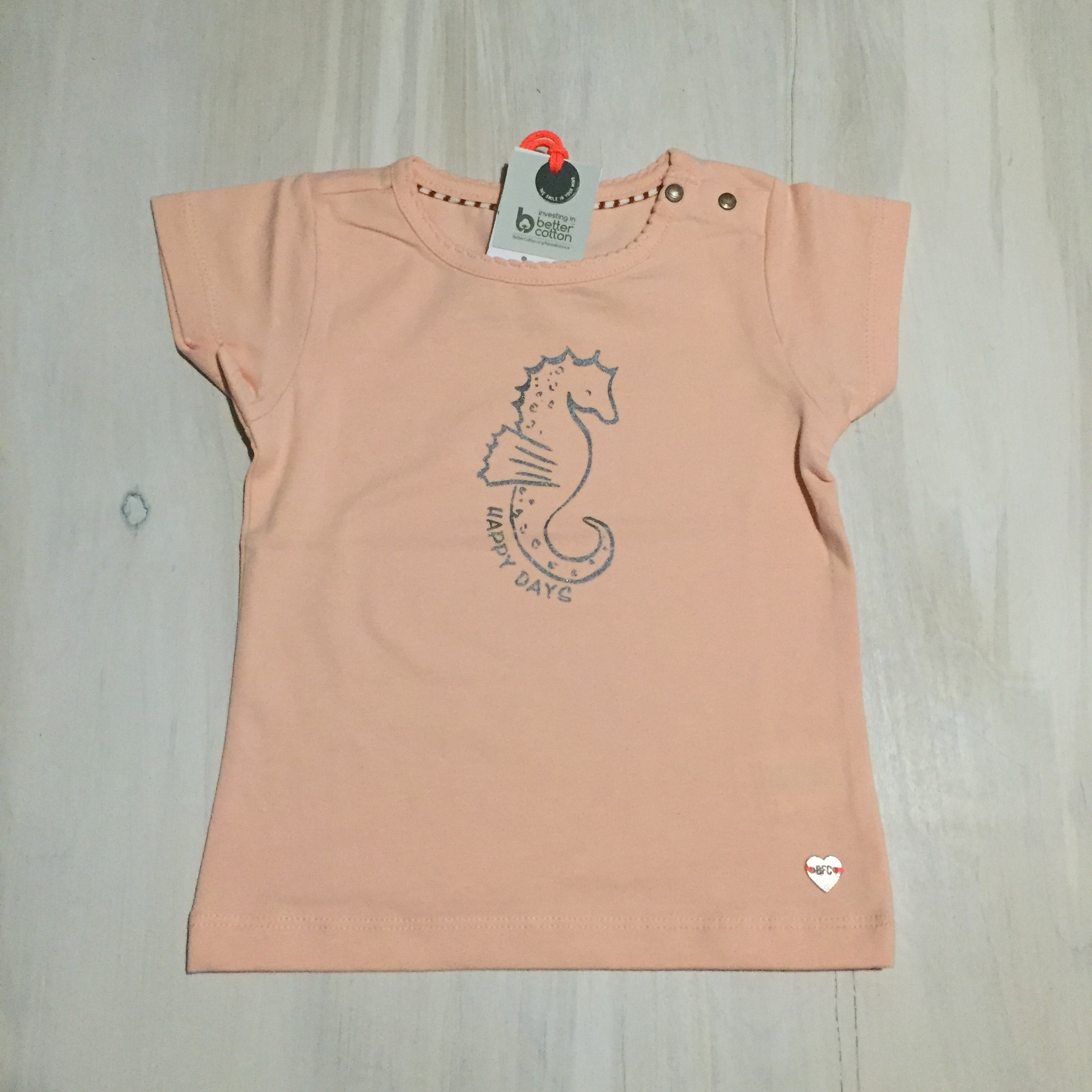 maglia-manica-corta-bimba-cavalluccio-rosa-argento-babyface