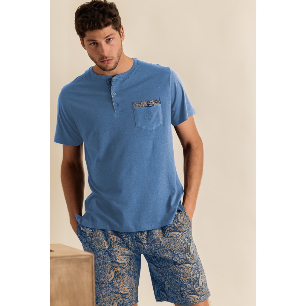 pigiama-corto-uomo-cashmere-azzurro-admas
