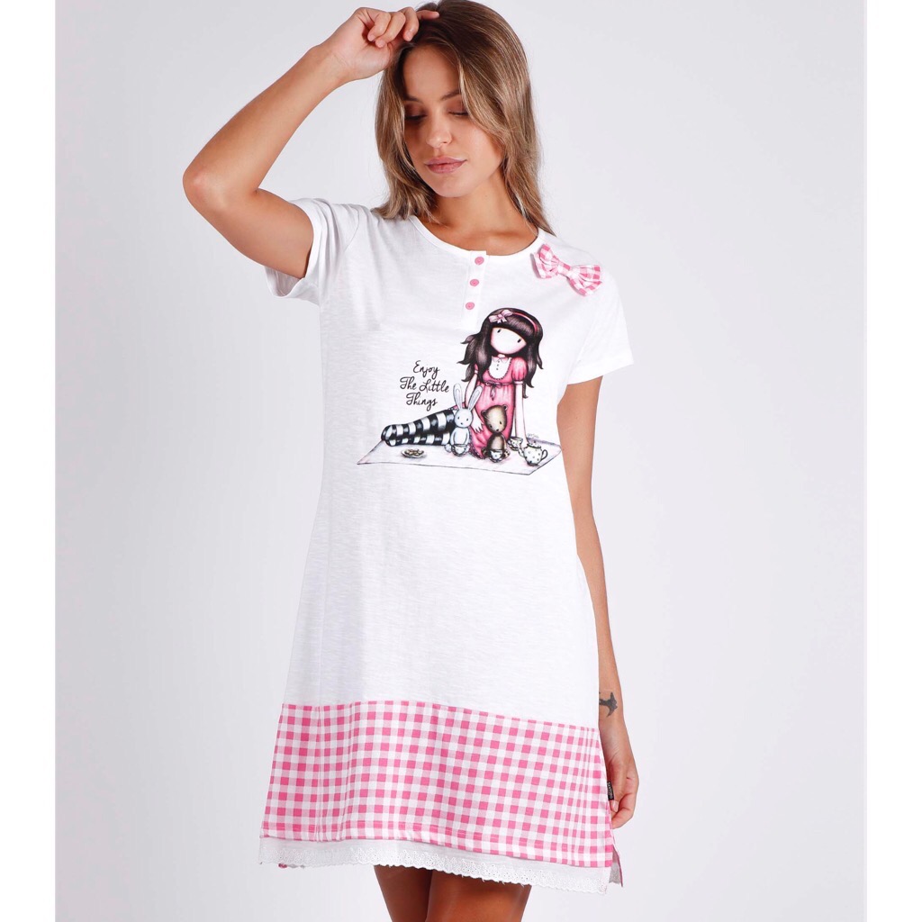 camicia-da-notte-santoro-london-gorjuss-donna-rosa-bianco-estate-pigiameria