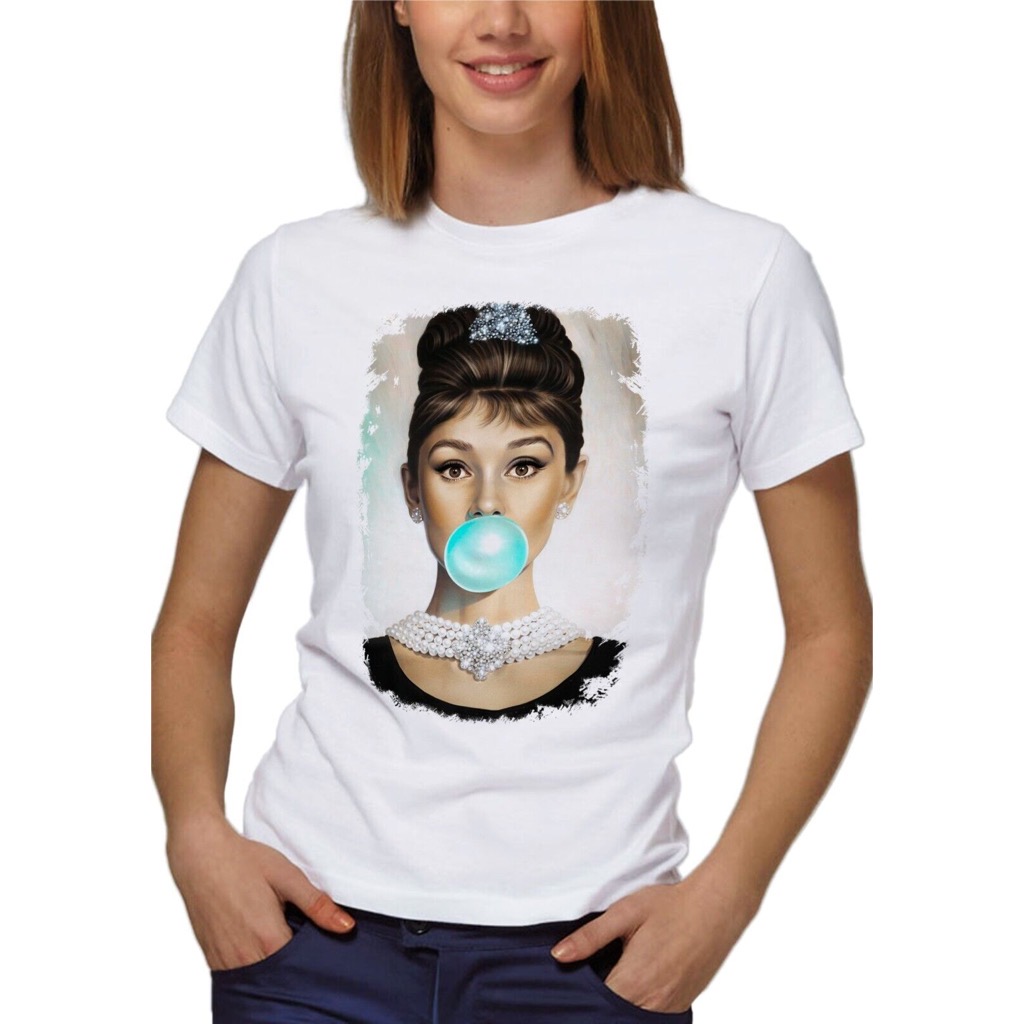 t-shirt-audrey-hepburn-cotone-donna-ragazza