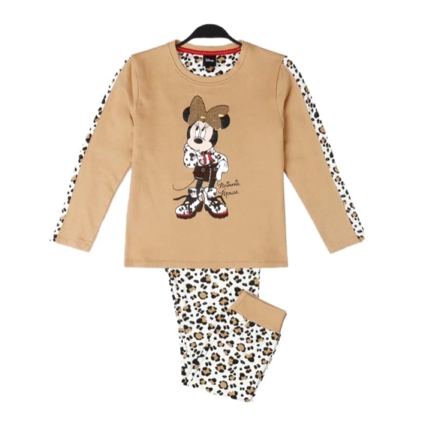 pigiama-bimba-caldo-cotone-minnie-camel-oro-pailettes-disney