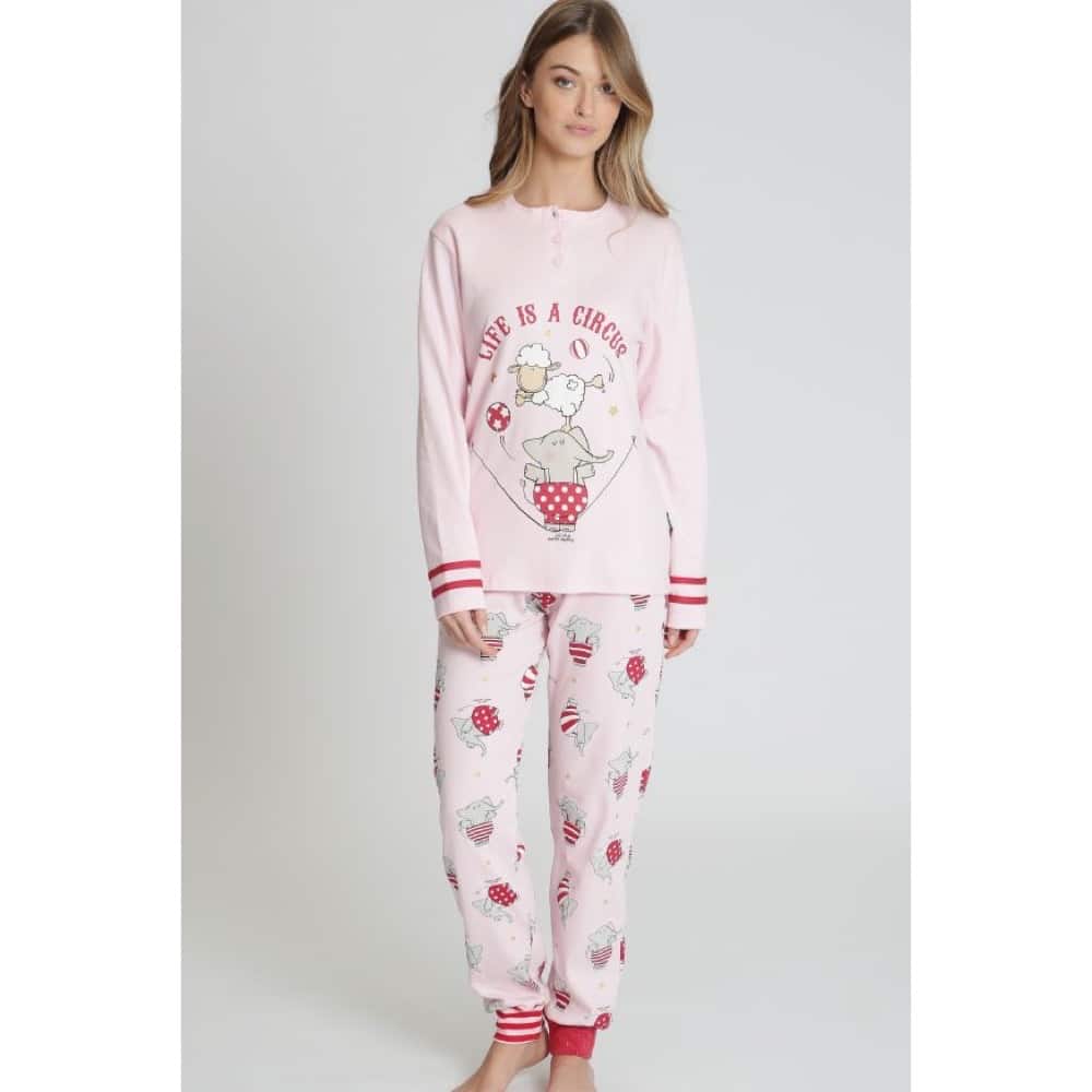 pigiama-caldo-cotone-donna-circus-rosa-happy-people