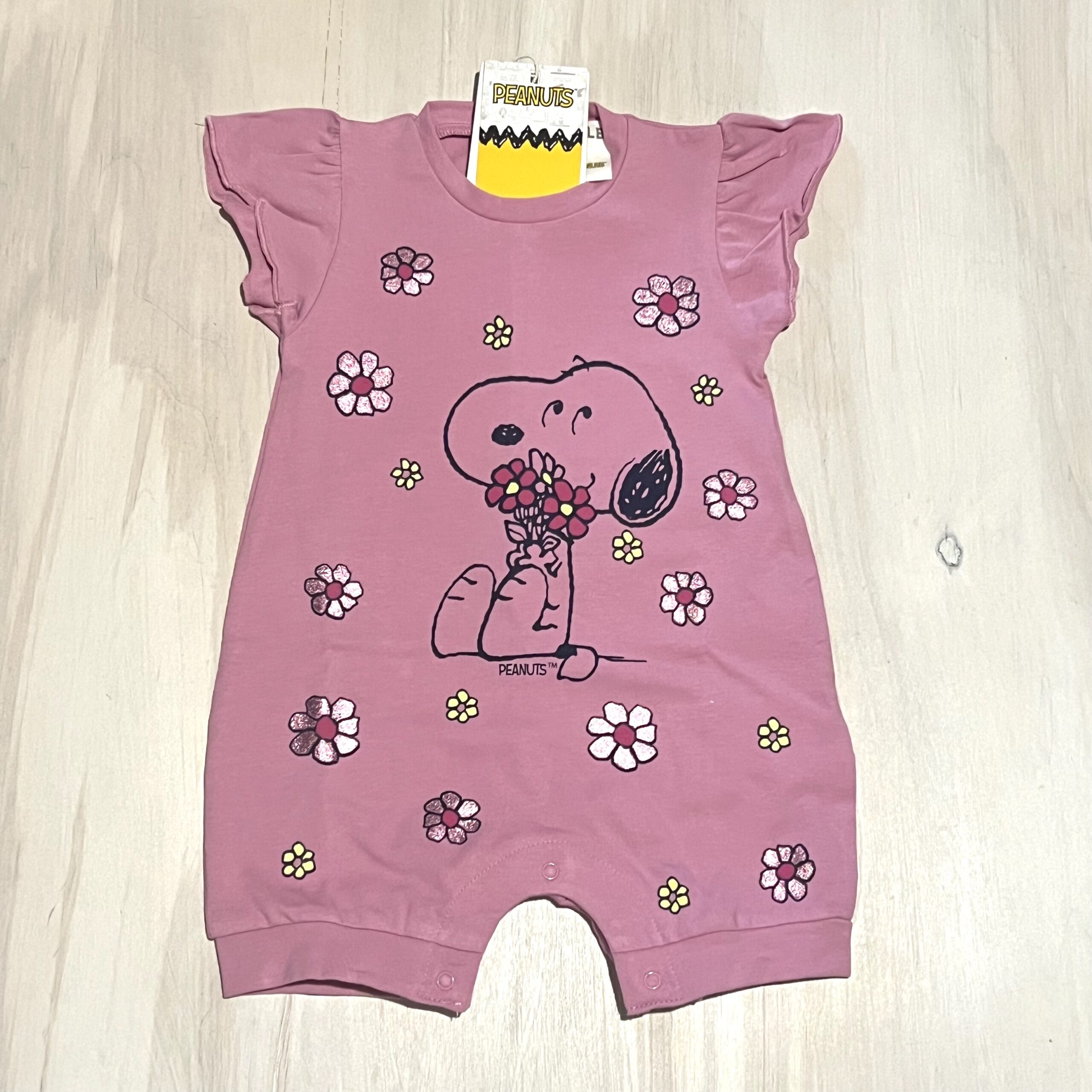 pagliaccetto-snoopy-rosa-fiori-peanuts-melby