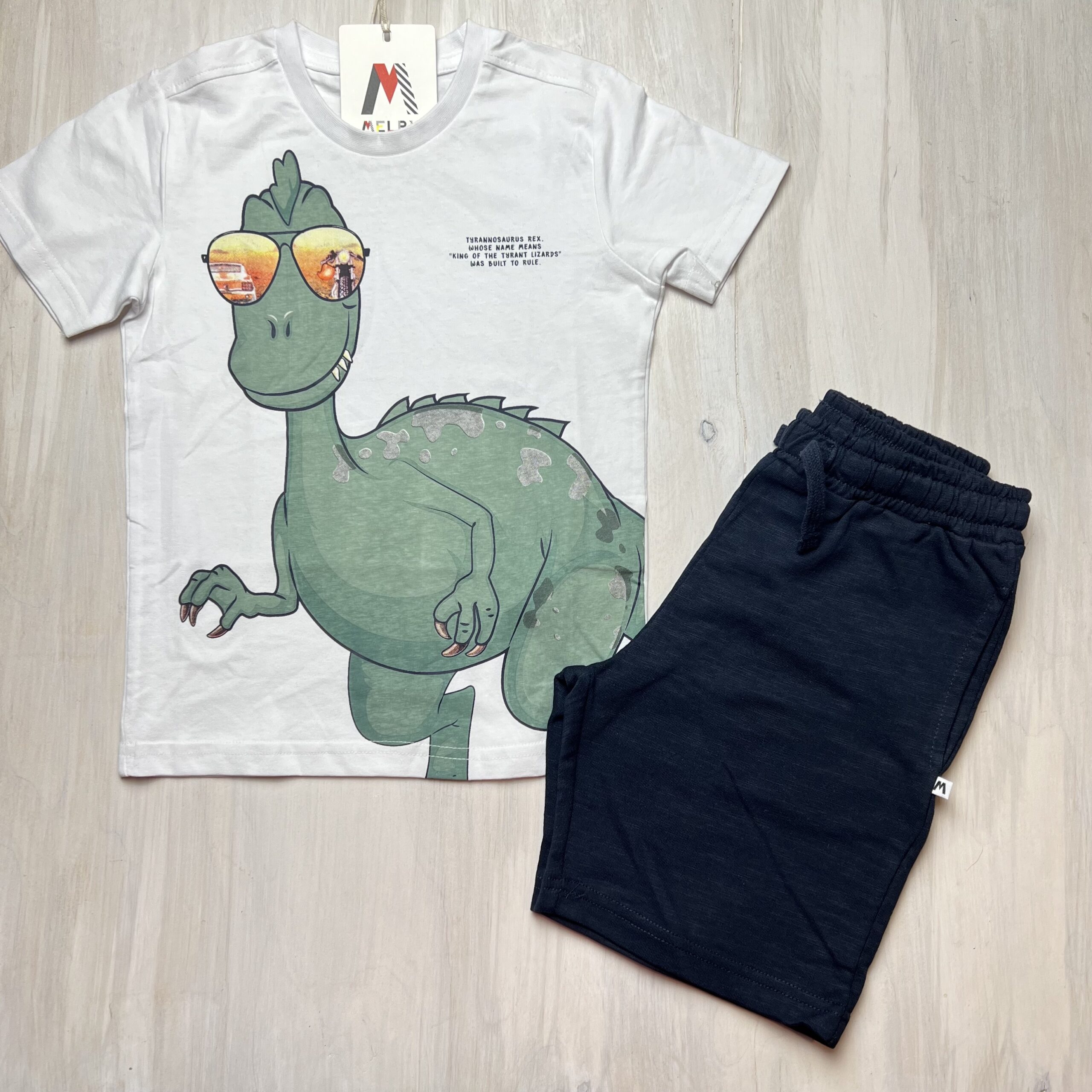 maglietta-pantaloncino-corto-dinosauro-melby